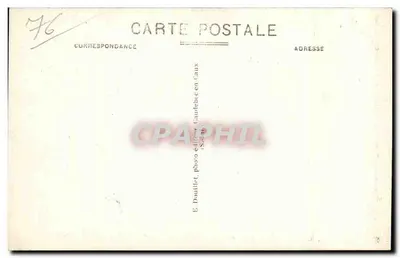 Caudebec-en-Caux (S.-Inf.) — Le mascaret en 1904 à la cale du Bac — Éditeur E. Doutillot — Verso