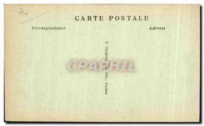 NANTES — Palazzo di Giustizia — F. Chapeau, editore, Nantes — Verso