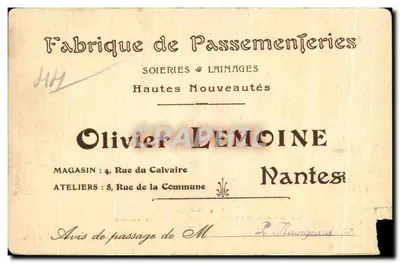 Nantes — Musée des Beaux-Arts — École Française : Jean-Louis Hamon (1821-1874) — L'Escamoteur ; quart d'heure de Rabelais (H. 1=49, L. 3=10) — Héliotypie Dugas & Cie, Nantes — Verso