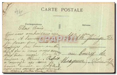 NANTES — El Monumento a los Caídos por la Patria — editor Pasteur, n° 163 — Reverso
