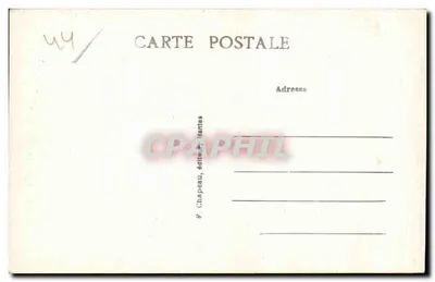 Nantes — Plaza del Castillo de los Duques de Bretaña (siglo XV) — El Pozo de la Corona de Oro — Reverso