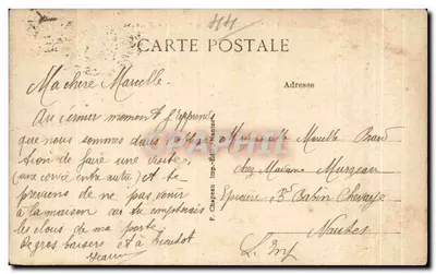 NANTES — Square de la Monnale and Museum — Natural History Museum — publisher F. Chappeau, no. 348 — Back