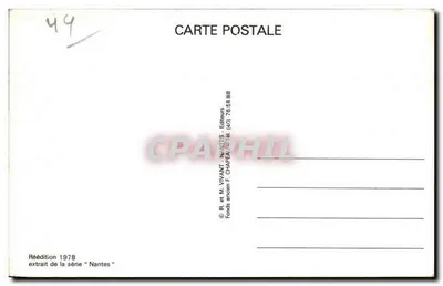 NANTES — Rue de la Barillerie — Collezione F. Chapeau, n°368 — Verso