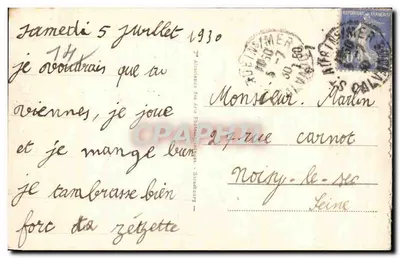 Saint-Aubin — Katedra — wydawca nieznany, nr 29 — Rewers