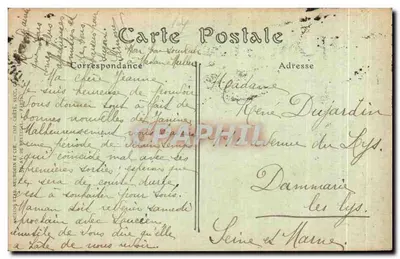 Trouville-sur-Mer — A Ponte em baixa maré — ND Fot. n°855 — Verso