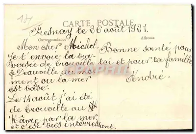 Trouville — Le Bac — G. F. La Havre, n° 267 — Rewers