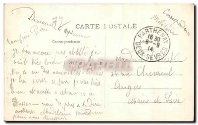 Parthenay — Wnętrze Kościoła św. Laurenta — XII, XIII i XV wiek — Kolekcja Nowych Galerii, Parthenay — Rewers