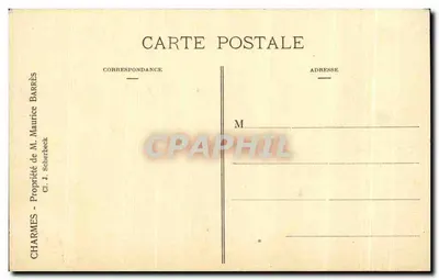 Jardim de Charmes — Charmes — editor J. Scherbeck — Verso