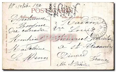 Zamek Frontenac — Dufferin Terrace, Quebec — Montreal Import Co. No. 2026 — Rewers
