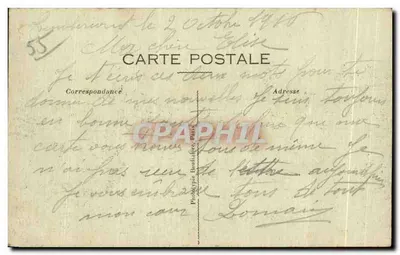 Ruiny VERDUN (Meuse) — Wielka Wojna 1914-16 — Benoist, édit., Bar-le-Duc - Visé Paris 222 — Rewers
