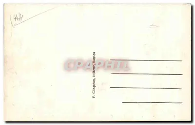 Le Croisic (Loire-Inf.) — Curiosos Rochos na borda da Falésia, Nez-Pointu e Nez-Camus — F. Chapeau, Nantes, n°54 — Verso