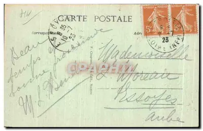 Le Croisic (Loire-Inf.) — A Grande Côte em direção a Batz — 44. 4e mille — Verso