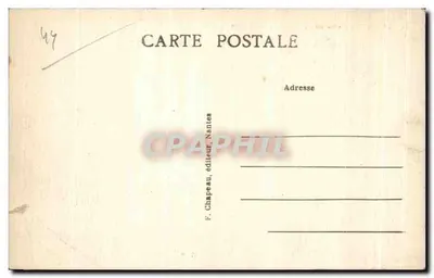 Le Croisic (Loire-Inf.) — Rochers de la Grande Côte — F. Chapeau, Nantes — Verso