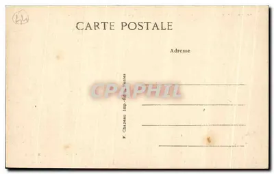 Le Croisic (Loire-Inf.) — Skaliste wybrzeże na Grande Côte — F. Chapeau, Nantes — Rewers