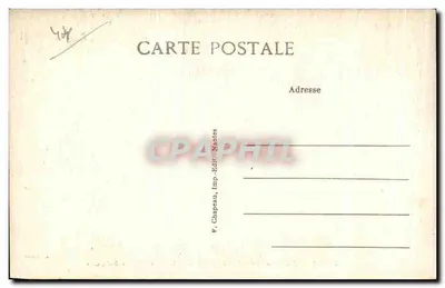 Le Croisic (Loire-Inf.) — Na Grande Côte — O Trou do Korrigán — F. Chapeau, Imp. Édit. Nantes, n° 254 — Verso