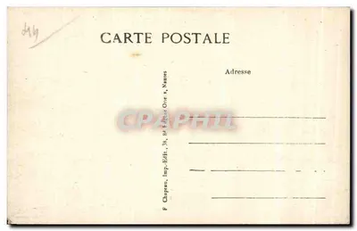 Le Croisic (Loire-Inf) — La Costa — Marea Montante — F. Chapeau, Editore, 38, Bd + Gens, Nantes — Verso