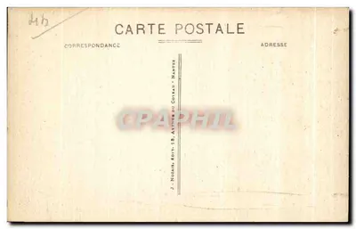 Le Croisic Loire-Inf. — Masyw skał Grand-Autel — J. Nuzais, wyd. 18, Avenue du Coteau — Rewers
