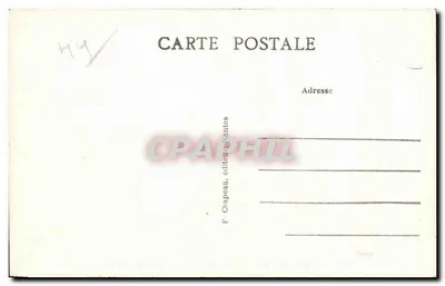 Le Croisic (Loire-Inf.) — Hospital Marinho de Pen-Bron (ao Sudeste) — F. Chapeau, editor Nantes — Verso
