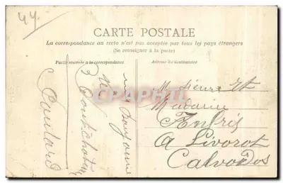 Missillac (Loire-Inf.) — Castelo da Bretesche (séculos XIII e XV) — Vista geral do parque — Verso