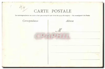 Le Pouliguen (Loire-Inf.) — La Grande Côte — Estudio de rocas — Arland Nozais, Nantes, n°495 — Reverso