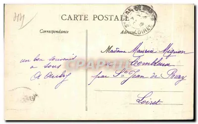 Le Pouliguen (Loire-Inf.) - A Grande Côte - Estudo de rochedos — Artaud-Nozais, Nantes, n°492 — Verso
