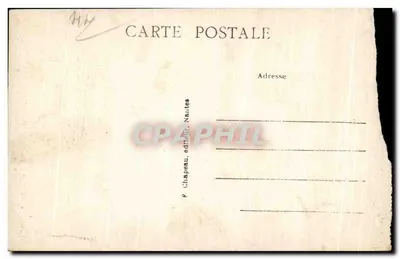 NANTES — Entrada da Torre da Coroa de Ouro — Castelo dos Duques da Bretanha — Verso