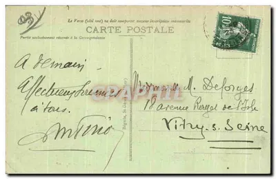 Vichy - Galerie zamknięta i ulica Wilson — wydawca Vichy, nr 354 — Rewers