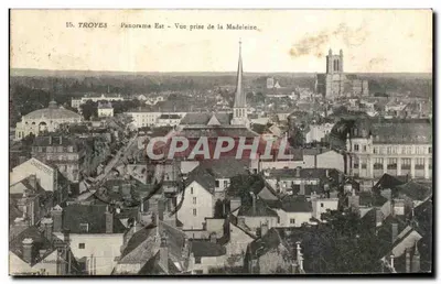 Troyes — Panorama Est — Vue prise de la Madeleine