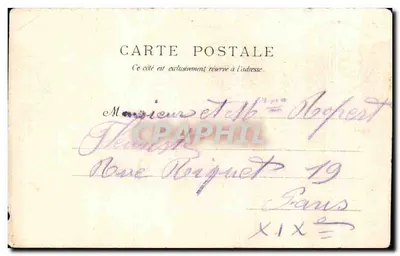 A Porta do Castelo de Gissey-le-Vieil (Côte-d'Or) — Tribet, editor, Pouilly-en-Auxois — Verso