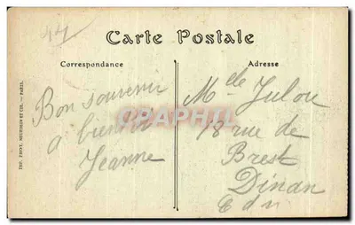 NANTES — A Entrada do Castelo — ND. Fot. — Verso