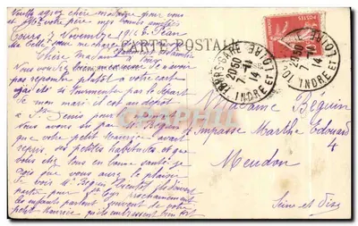 Tours — Catedral de São Gatien — editor LL, n° 214 — Verso