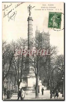 Place du Châtelet — Coluna da Vitória — C.L.C. editor, n°506
