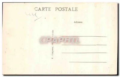 NANTES — No Jardim das Plantas — "Les Cerfs", por Gardet — Verso