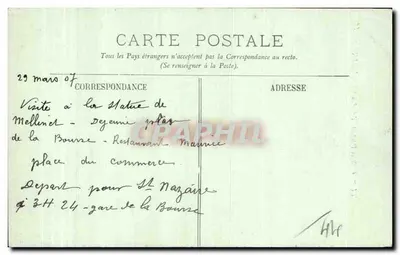 NANTES — Estátua do Geral Mellinet — LL. n°33 — Verso