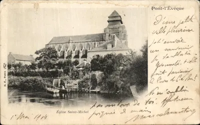 Pont-l'Évêque — Igreja de São Miguel — B. F., Paris
