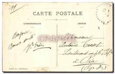Saint-Papoul (Aude) — Klasztor - Krypta - Wieża dzwonowa — Breffell, wyd. Castelnaudary — Rewers