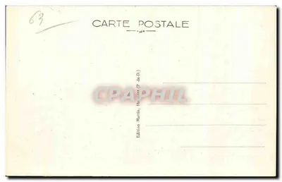 A Auvergne pitoresca — A Igreja (lado da Abside) — Hermant, n°3986 — Verso