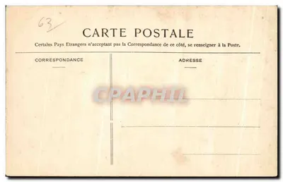 Le Mont-Dore — A Instalação Termal — L'Auvergne illustrée n°598 — Verso