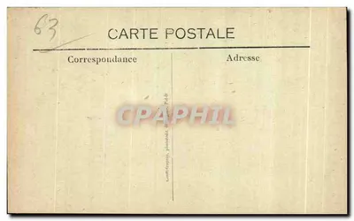 Duas mulheres e um homem em traje tradicional — cena de conversa — G.d'O. — 1018. A Auvergne — Verso