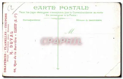 Paris-Plage - Boulevard de la mer — wydawca H. Duval, n°5 — Rewers