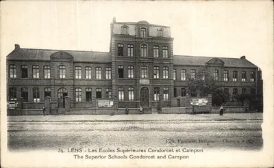 Lens - Les Écoles Supérieures Condorcet et Campon — Ed. Faucheois, Bethune - Chiené & Fils
