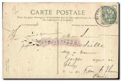 Le Laitage — Berck-Plage — A. V. & Co. Paris — Rewers