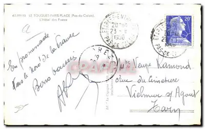 Hotel La Bocque — La Bocque — editor La Bocque, n° 62.999.93 — Reverso