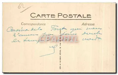 Le Touquet-Paris-Plage — O Casino da Floresta — LL, n°137 — Verso
