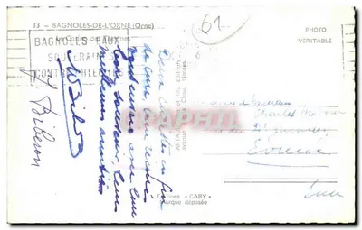 Bagnols-sur-Cèze — Il Casinò dei Bagni — Edizioni Caby — Verso