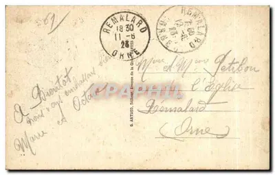 Alençon - The City Hall — Publisher G. Artaud, No. 3 — Back