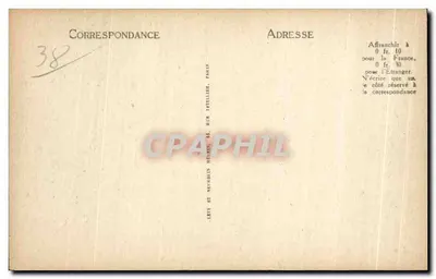 Widok na wsi Allemont i Boulangeard — LE DAUPHINÉ — LL — Rewers