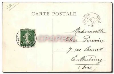 Champigny-sur-Veude (I.-et-L.) — O Castelo — Vista geral — D.B. — Verso