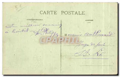 Nancy — Bombardamento por canhão na Grande Rue Vieille — 16 - Guerra 1914-1918 — Verso