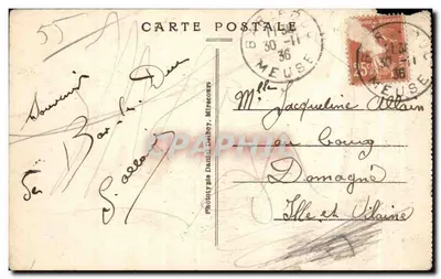 Bar-le-Duc — Pont de la Gare — D. D. — éditeur D. D. n° 95 — Achterkant